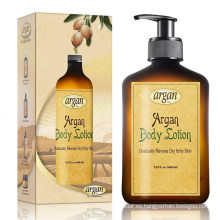 Loción corporal hidratante para reparación de piel seca con aceite de argán natural OEM